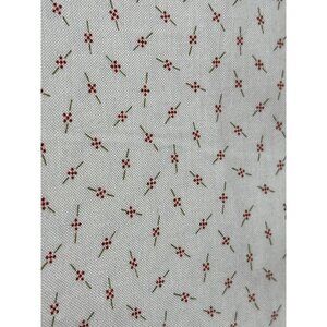 Andover Kathy Hall Floral Cotton Fabric 1/2 yard x 44" Cream Red Print Quilting